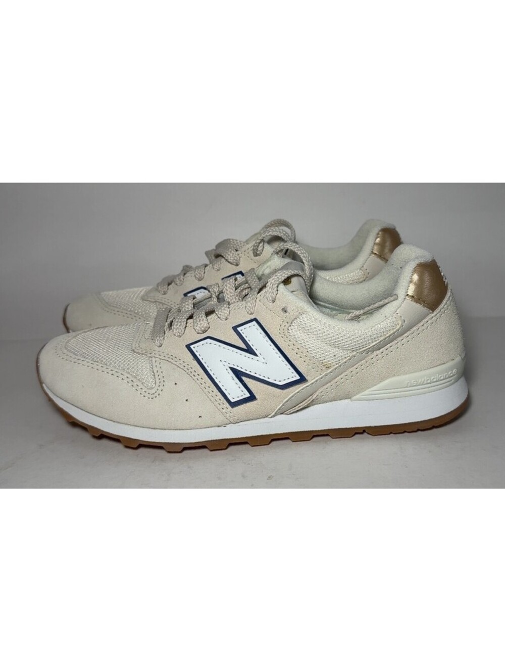 New Balance 996 J.Crew Womens 6.5 Off White Gold WL996JJ2 Sneakers